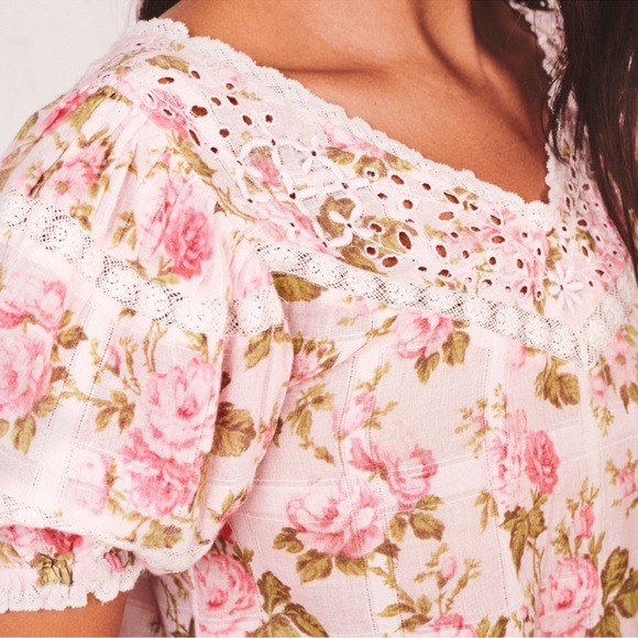 LoveShackFancy NWT  Concord top Painted fences small - Picture 5 of 7